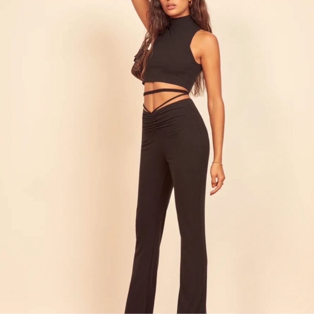 NWT Reformation Jorja Two Piece in Butterscotch Size Large